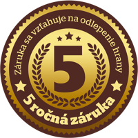 5 ročná záruka